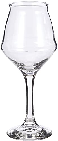 BORGONOVO - Juego de 6 Copas de Cristal para Cerveza, 40 cl, Transparente