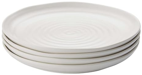 Portmeirion Home & Gifts CPW76530-X Round Buffet Plate, Porcelain, White, 22 x 22 x 0.02 cm