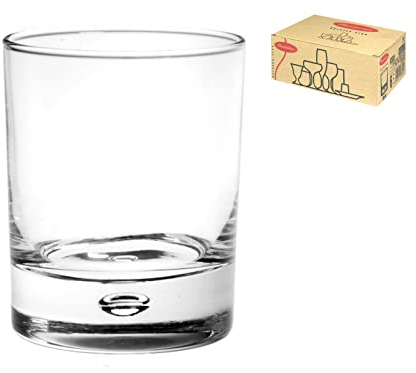 Centra Double Old Fashioned 11,5 oz vaso. 330 ml. 9.5cm de alto. Cantidad Cuadro 6.