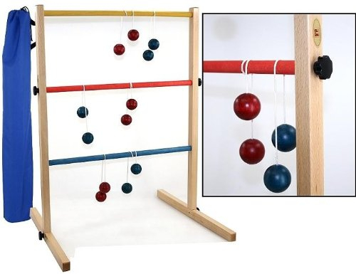 Leitergolf Twist Ladder, Leiter Golf Spiel - Massivholz mit Tasche