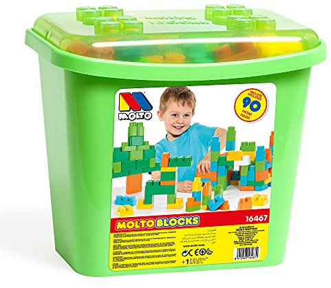Moltó - Blockbox mit 90 Stück, grün 16467