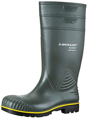 DUNLOP Acifort Heavy Duty - Tough workboot for heavy farm work, Anti-slip, SRA rated outsole, Resistant against minerals, fats, manure and disinfectants - EU47, UK12