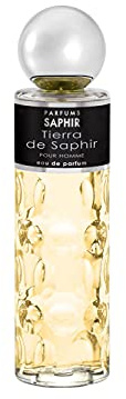 PARFUMS SAPHIR Tierra de Saphir, Eau de Parfum con Vaporizzatore da Uomo, 200 Ml