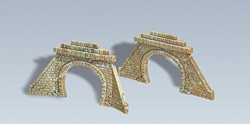 FALLER 272576 - 2 Tunnelportale 2 gleisig, (für Dampf- und Oberleitungsbetrieb)