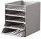 Durable Schubladenbox Idealbox Basic 5, 1 Stück, grau, 1712003050