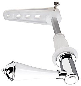 Croydex Classic Cistern Lever, Chrome/White