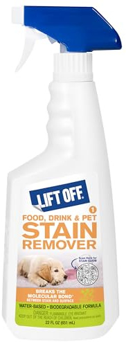 Lift Off Food, Drink, & Pet Stain Remover, 22 fl oz, 40501