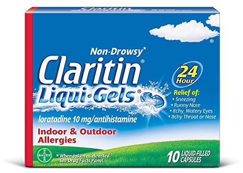 Claritin Allergy Liqui-Gels, 10 mg, 10 Count