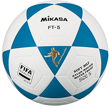 MIKASA FT5 FQ B, Spezial-Fußball, Unisex, für Erwachsene, Hellblau, 5
