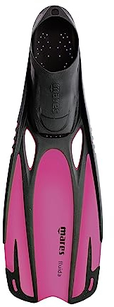 Mares Fluida Jr - Aletas de Snorkel para Niños, Rosa, 34