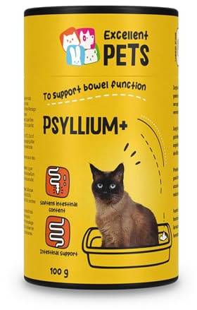 EXCELLENT Suministros Para El Cuidado De La Salud Psyllium Plus Gato