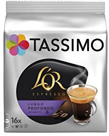 Tassimo L'Or Café Cápsulas Lungo Profondo - 16 Cápsulas