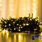 Solar Lichterkette Außen, Wetterfest, 100 Warmweiß Lichterketten, Dimmbare Außenleuchten, Fernbedienung und Timer, Smart EIN AUS, ideal für Weihnachten, Bäume, Balkon, Hinterhof, 15m Schwarzes Kabel