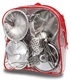 Tachan- Mochila con menaje de Cocina, Color Acero (CPA Toy Group Trading S.L. 780T00494)