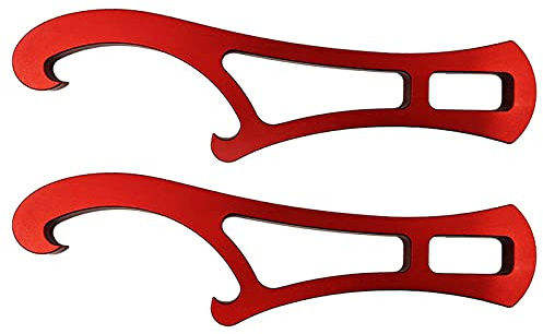 Motis - Firefighting Mini Spanners, Lightweight & Portable Spanner Wrench, Must Have Firefighter Tools, Red, 2-Pack