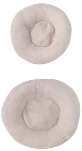 Baby Photography Pillow, 2pcs Cream Flannel Shaping Pillow Prop for 0-3 Months Newborn Photo Sessions