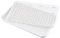 Aieraczy 39 * 22,5cm Vaschetta Raccogligocce, Scolapiatti con Vassoio Antigoccia, Addensare Plastica Doppio Strato Vassoio Inclinato Vassoio Scolapiatti per tazze, Scodelle, Frutta (Grigio, Bianco)