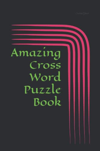 Amazing Cross Word Puzzle Book