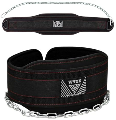 WYOX Cinturón de inmersión para levantamiento de pesas, cinturón de dominadas para hombres y mujeres, cinturón de gimnasio para levantamiento de potencia, sentadillas, culturismo, cinturón de