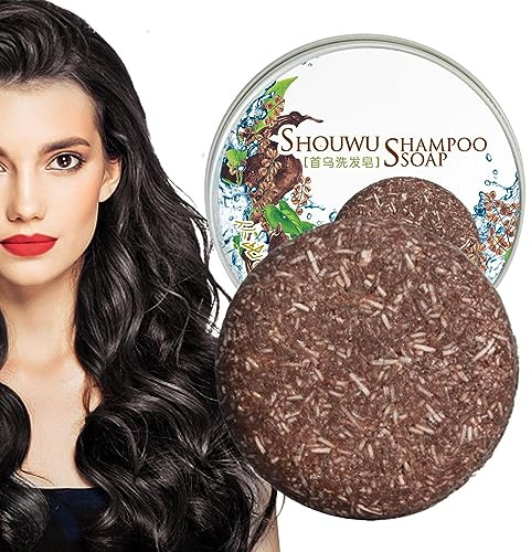 para el crecimiento del cabello,champú natural romero Multiflorum - Champú barra sólida 1.94 oz para cabello gris, hidratante nutritivo para Stronrive