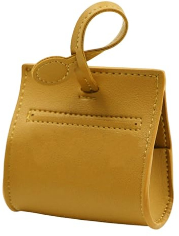 Distributeur de sacs à déjections animales, distributeur de sacs à déjections canines | Support de sac à déjections canines en cuir PU pour l'extérieur | Support de sac à crottes carré avec