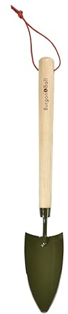 Burgon & Ball BoronGreen - Cazzuola con manico medio, RHS FSC, 100%