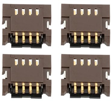 The Lord of the Tools 4 STÜCKE 4-poliger P6-Kabelanschlussclip Kompatibel mit Nintendo DS Lite-Touchscreen-Mainboard P6-Anschluss Reparaturclip Kompatibel mit NDS Lite-Touchscreen
