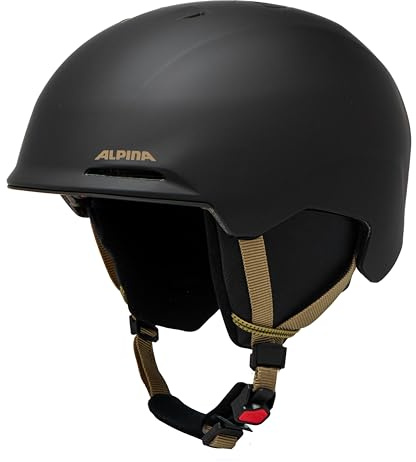 ALPINA CARNIA Casque de ski pour homme et femme - Casque de ski et snowboard léger - Noir Prosecco 59-62