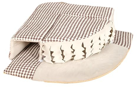 Hjatirace Cama para Erizos, Juego de Tubo con, Camas para Animales Pequeños, para Mascotas Pequeñas, como Conejos y Hurones, para Hábitat, Encierro, Hogar, y para Rincón de la Sala de Estar