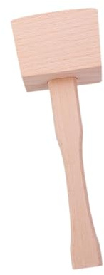 Ziociura Mazzuolo Manuale Martello in Legno Utensile Da Falegname Progetti Fai Da Te Manico Ergonomico Superficie Liscia Adatto a Lavorazione Pelle Legno Carpe, Piazza