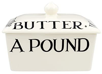 Emma Bridgewater Black Toast Small Butter Dish | 1BLT020143