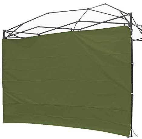 NINAT Parois Latérales Panneau latéral 3 x 3 m Parois pour Pavillon de Jardin Tente de Réception Gazebo Tonnelle Camping Protéger de la Pluie Vent Soleil - 1 Green Parois Latérales