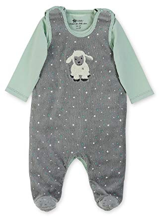 Sterntaler Unisex Baby Strampler-set Nicki Stanley Spieler, Grau, 50