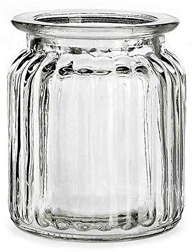 12er Set Windlichter aus Glas im Vintage Look – Teelichthalter H 9 cm für Tischdekoration, Hochzeit & stimmungsvolle Deko – Teelichtgläser