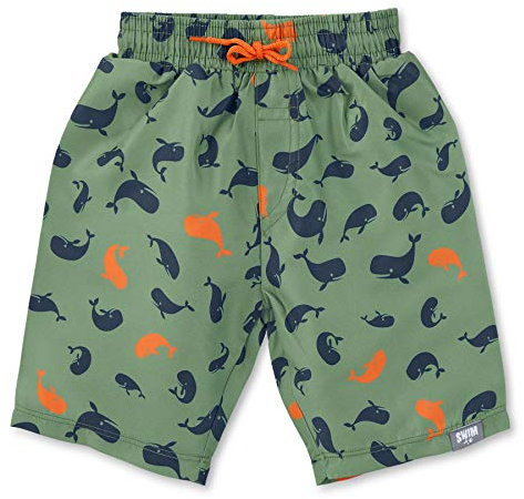Sterntaler Baby - Jungen Badeshort Wale Badehose, Grün, 86-92