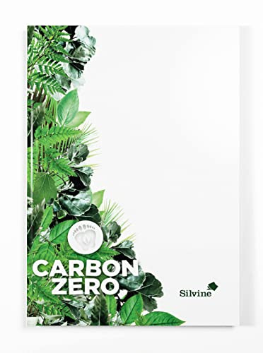 Silvine Premium A4 Carbon Zero Hardback Notebook - Lined (128 Pages)
