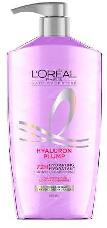 L'Oreal Paris Elvive Hyaluron Plump Shampoo, 26.5 Fl Oz