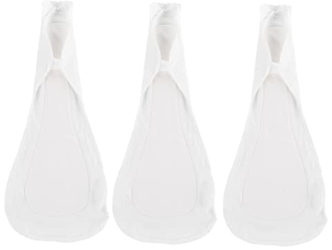 COLLBATH 3stücke Teiliges Waschbare Damenbinden Aus Hochwertiger Baumwolle Atmungsaktive Und Wiederverwendbare Slipeinlagen Komfortable Periodenpads Für Leichte Bis Starke Tage Umweltfreund