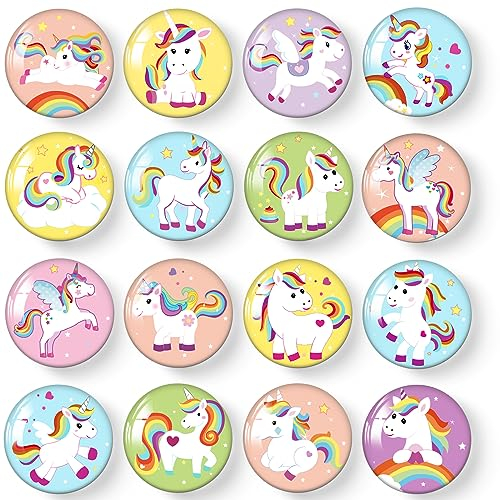 MORCART Lot de 16 aimants pour tableau magnétique, aimants de réfrigérateur décoratifs pour réfrigérateur, tableau blanc, cuisine, tableau d'affichage, bureau, enfants et adultes