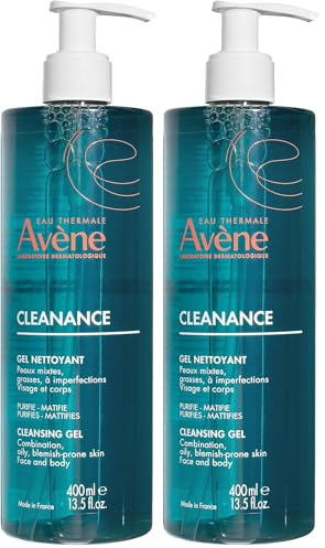 Avene Cleanance Gel Limpiador - 400ml (Paquete de 2)
