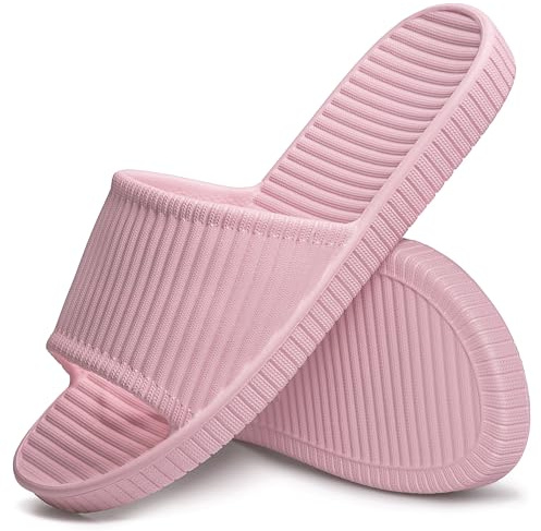Lily Zone Sliders Women, Women's Shower Slipper, Non-slip Bathroom Shower Shoes Beach Flip Flops Pool Slides Quick Drying Indoor Outdoor Summer Sandal for Women