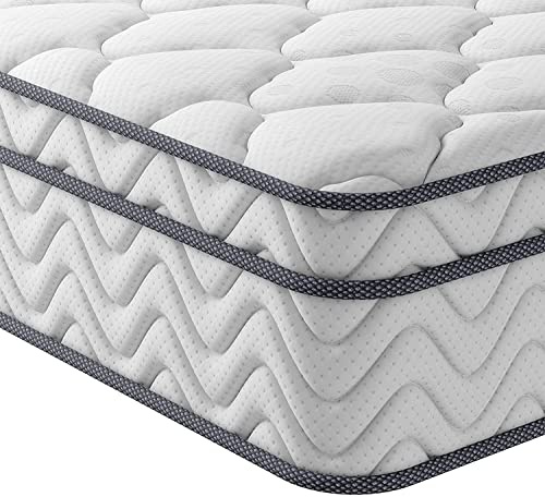 Vesgantti Materasso Matrimoniale 160x190cm Molle Indipendenti & Memory Foam