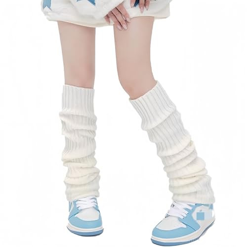 Zeaying Guetre Femme Hiver, Guetre Femme Hiver, Jambières tendance, Tricotée Chauffe-jambes, Chauffe-cheville tricotés pour femme, Legs Warmer, Jambières d'hiver d'Hiver Chaudes de Yoga Fitness Danse