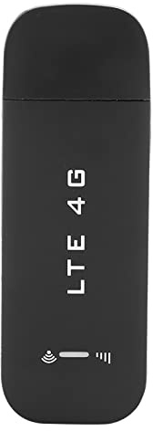 Fyearfly Scheda di rete wireless 4G, nero, supporto memoria 32GB, velocità 100Mbps, USB 2.0, connettività senza soluzione di continuità, soluzione Internet portatile