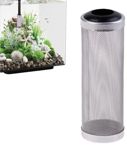 Akvariumfilternät - 8,5x3cm ersättningsskydd för fiskfilter, akvarienät internt filter, sugskydd räknät skärmskydd i rostfritt stål | Enkel installation Ta bort Tid Spara Energi Säkrare Liv