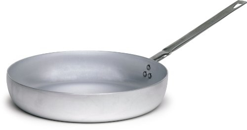 Pentole Agnelli Family Cooking Alluminio Padella con Manico, Argento, 20 cm