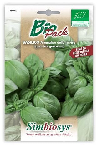 SEMENTI BIOLOGICHE PER ORTAGGI IN BUSTINA AD USO AMATORIALE (BASILICO AROMATICO)