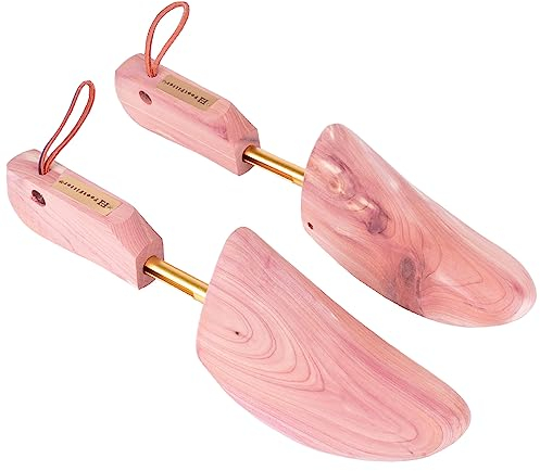 FootFitter Western Cedar Boot Tree - Beste Schuhbäume für Western Cowboy Style Boots mit USA Holz - CW12, Braun, 39.5/43 EU