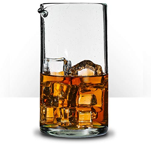 Piña Barware Handblown From Recycled Glass Cocktail Mixing Glass - 750mL / 26oz - Professional Bartending Commercial Glassware