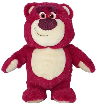 Peluche Lotso Toy Story 25cm - Licence Officielle Disney - Couleurs fidèle au Personnage de Toy Story 3